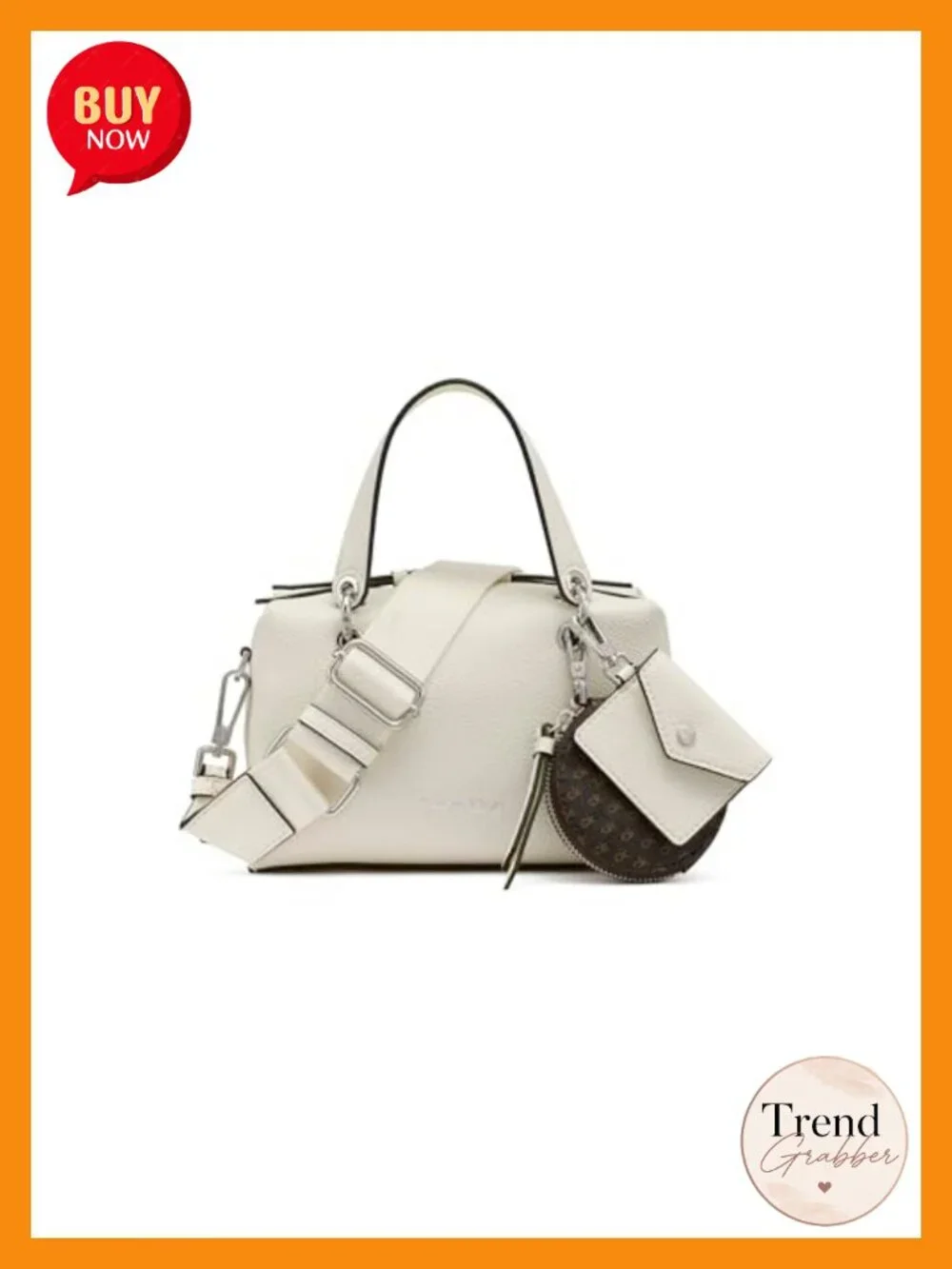 Vegan Leather Mini Satchel Crossbody Purse with Top Handle and Adjustable Strap